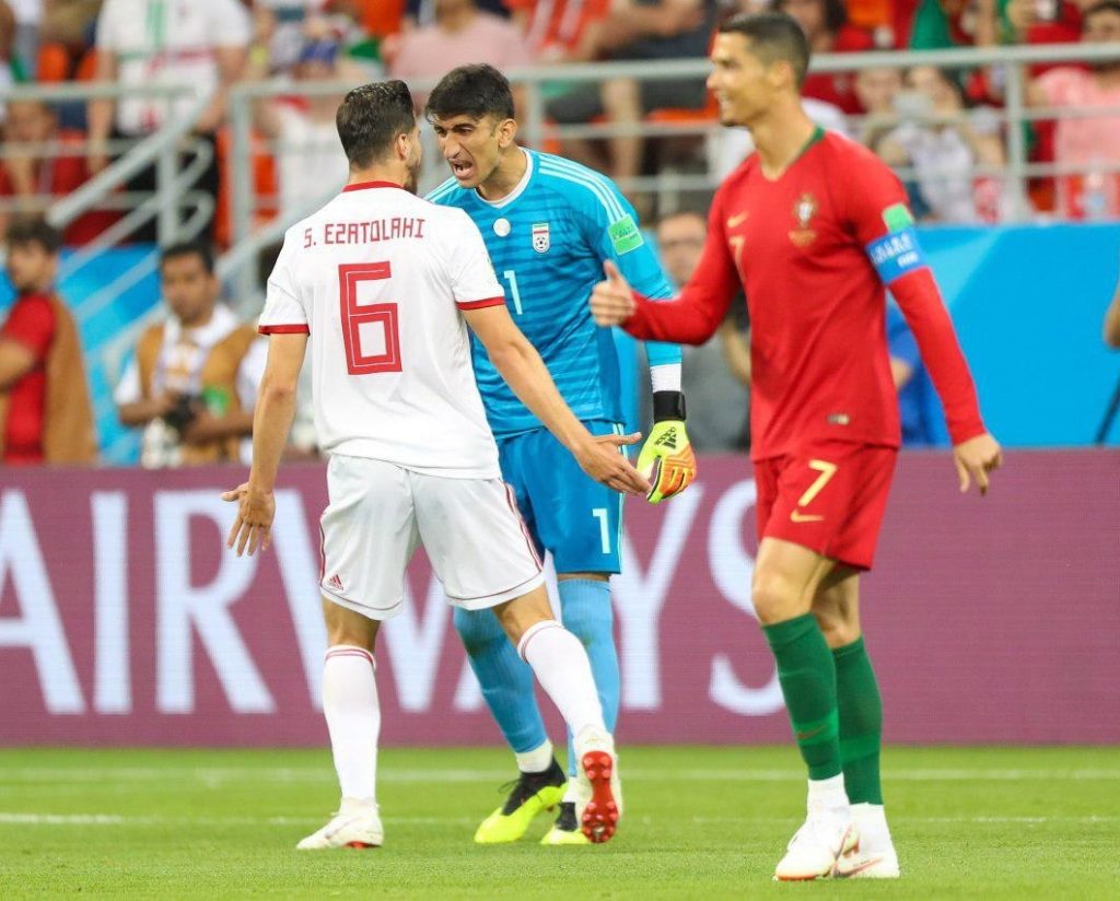 Iran and Portugal at 2018 World cup